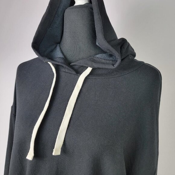 Buffalo David Bitton Hoodie Pullover Sweater Women's L Black Stretch Super Soft - Picture 2 of 9